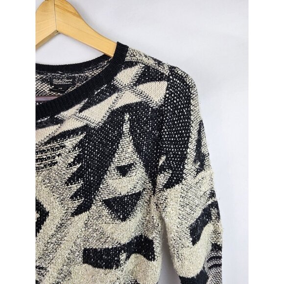 Lucky Brand Women's Cardigan Sweater Size XS Black Gray Open Front Knit Duster - Picture 7 of 9